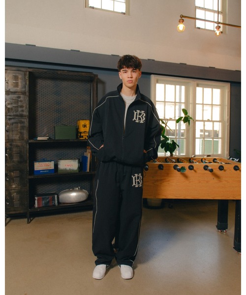 KEBOZ ICON TRACK JACKET/PANTS セットアップ KEBOZ（ケボズ） ナイロンジャケット CMK JERSEY TRACK JACKET メンズ