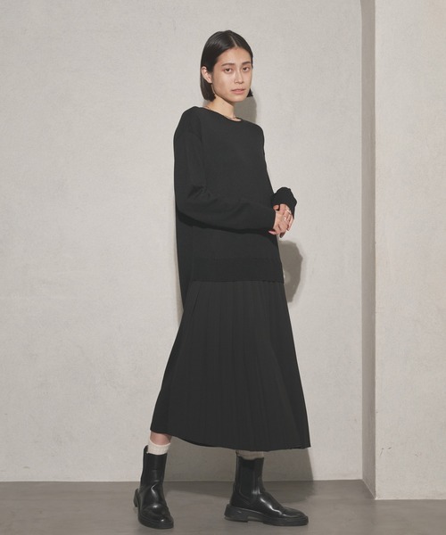 「Audrey and John Wad」 ニットワンピース S ブラック レディース_画像7