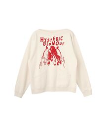 HYSTERIC GLAMOUR Vネックスウェット HYSTERIC GLAMOUR（ヒステリックグラマー）の「LOOKING AHEAD Vネック