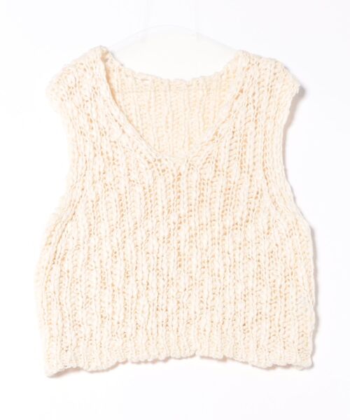 ロク・ニットベスト ROPE' PICNIC（ロペ ピクニック） tシャツ ロービングニットベスト