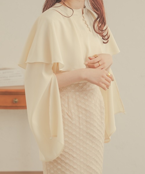 「Ambre Neige」 長袖ブラウス FREE アイボリー レディース_画像6