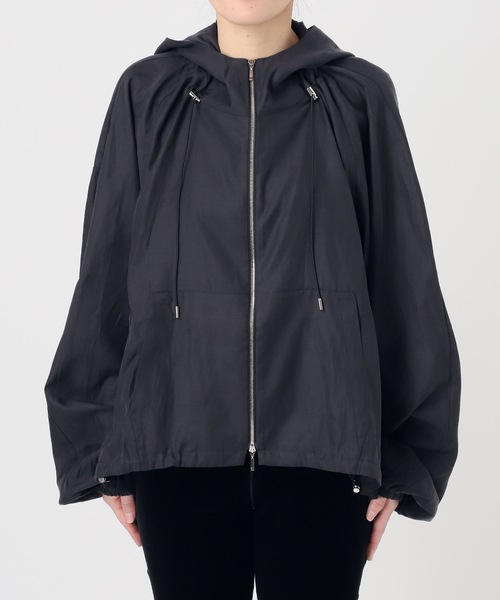 コート アウター 「Honnette/オネット」Zip Up Hoody レディースの画像