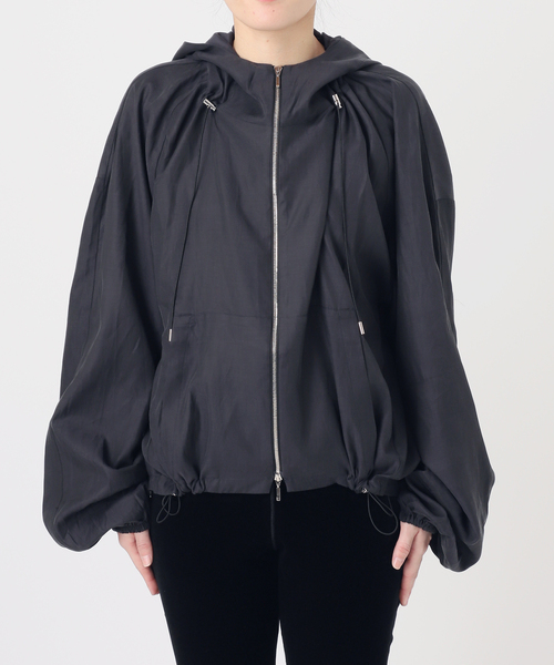 コート アウター 「Honnette/オネット」Zip Up Hoody レディースの画像