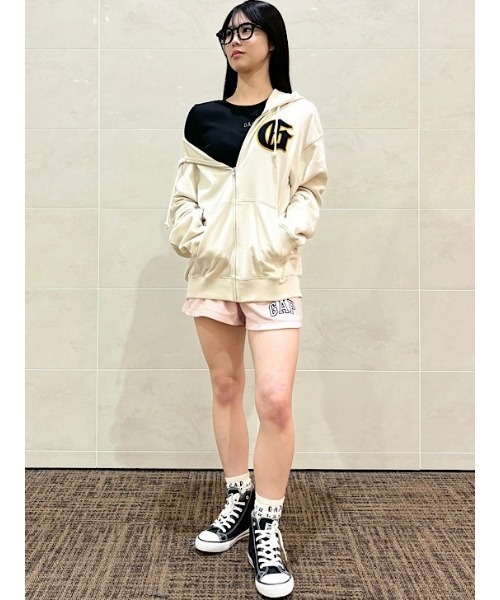 GAP（ギャップ） ジップアップパーカー X-SMALL ベージュ メンズ