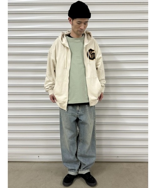 GAP（ギャップ） ジップアップパーカー X-SMALL ベージュ メンズ