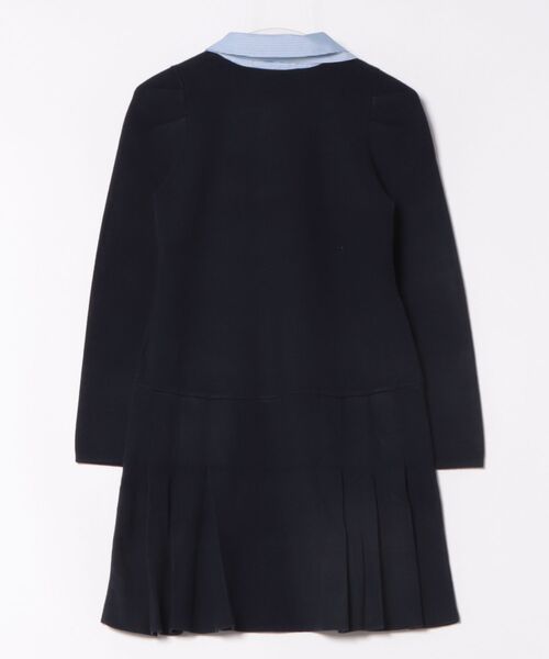 「31 Sons de mode」 ニットワンピース フリ- レッド レディース_画像8