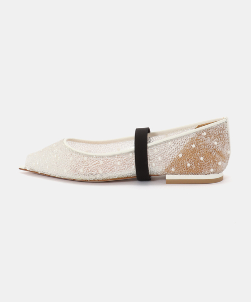 シューズ 「PIPPICHIC/ピッピシック」 ANNA JEWEL 7 フラットパンプス レディースの画像