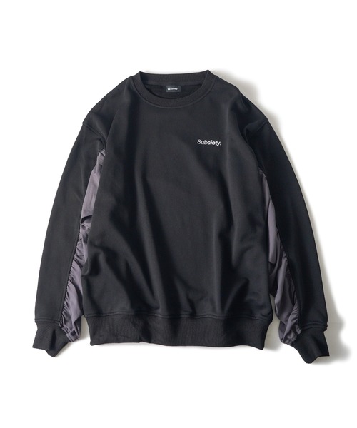 「Subciety」 スウェットカットソー LARGE サンドベージュ メンズ_画像2