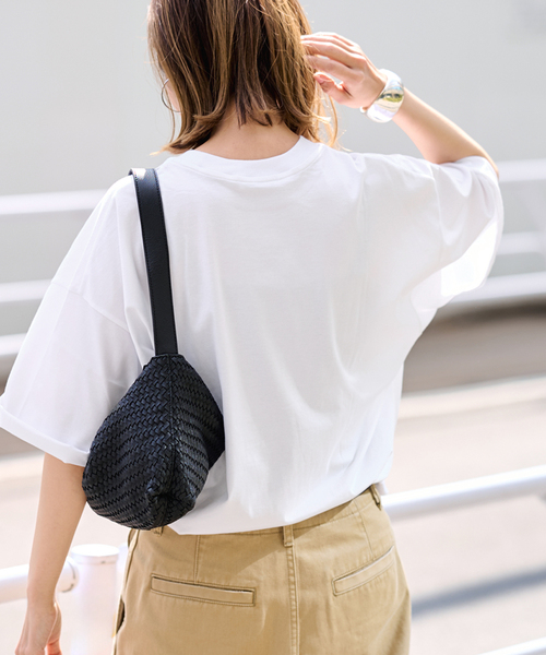 tシャツ ATON/エイトン SUVIN 60/2 WIDE SLEEVE T-SHIRT レディースの画像