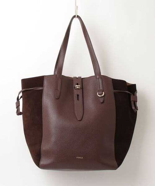 お値下げ中✩FURLA トートバッグ　ブラウン FURLA（フルラ） トートバッグ ONE SIZE ダークブラウン レディース