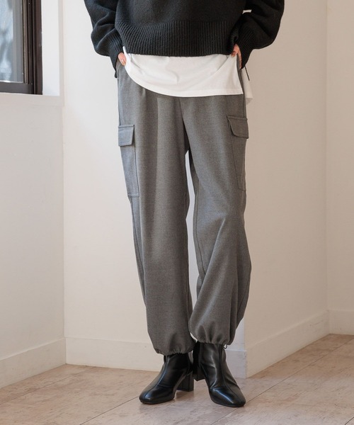 「GLOBAL WORK」 カーゴパンツ MEDIUM グリーン レディース_画像8
