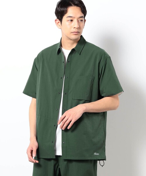 NANGA（ナンガ） シャツ DOT AIR COMFY SS SHIRTS メンズ : ZOZOTOWN
