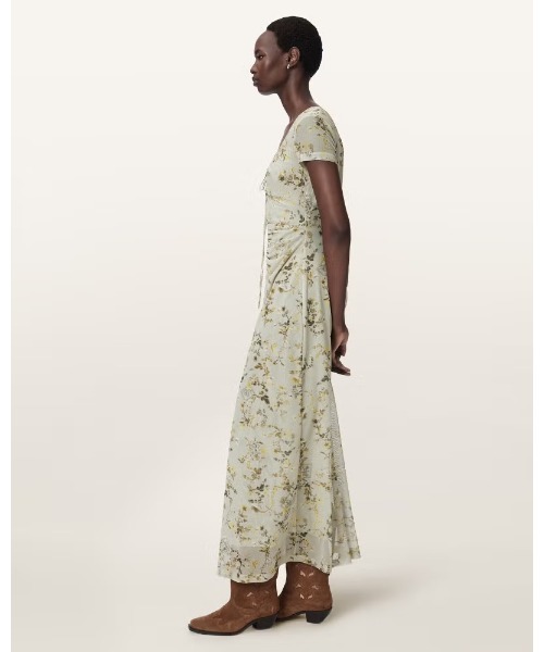 ALLSAINTS（オールセインツ） ワンピース 半袖 GABBY MESH DRESS