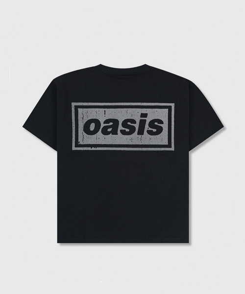 PLEASURES（プレジャーズ） tシャツ × OASIS DEFINITELY HEAVYWEIGHT S