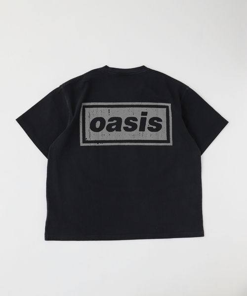 PLEASURES（プレジャーズ） tシャツ × OASIS DEFINITELY HEAVYWEIGHT S
