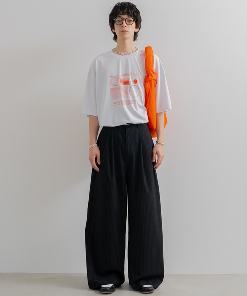 「SINSS」 半袖Tシャツ LARGE ブラック メンズ_画像9