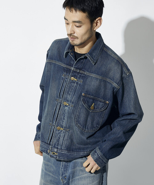 Lee（リー） デニムジャケット MEDIUM ネイビー メンズ : ZOZOTOWN