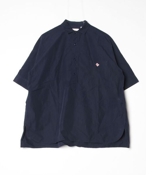 ダントン　 半袖シャツ M 新品 Danton（ダントン） 半袖シャツ 40 ネイビー レディース : ZOZOTOWN