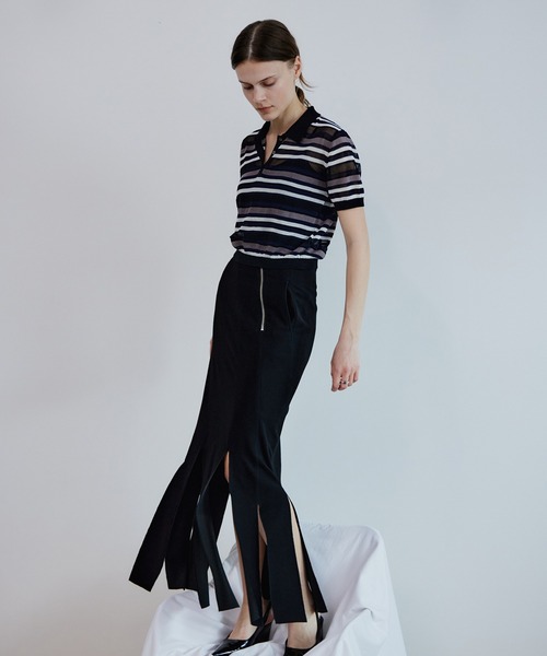 MAISON SPECIAL（メゾンスペシャル） スカート Big Fringe Skirt