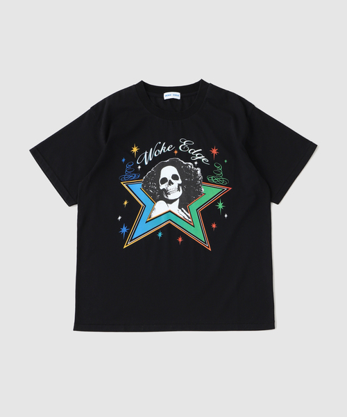 tシャツ WOKE EDGE / ウォークエッジ SKULL STAR TEE メンズ レディース | WOKE EDGE | 09