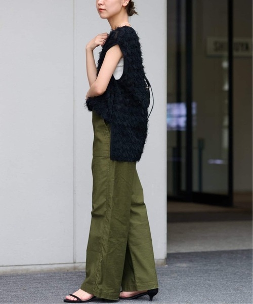 ワイドパンツ カーゴパンツ 「一部WEB限定追加5」ワイドベイカーパンツ レディースの画像