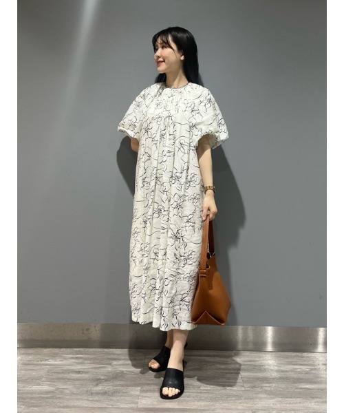 「Mila Owen」 半袖ワンピース 0 ブラック レディース_画像3