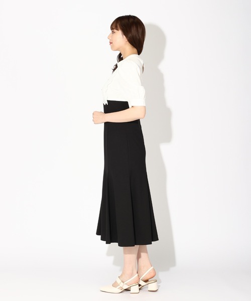 「MISCH MASCH」 半袖ワンピース M グレー レディース_画像7