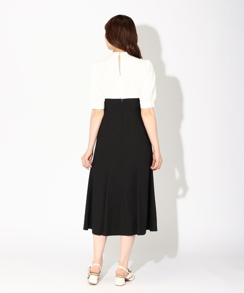 「MISCH MASCH」 半袖ワンピース M グレー レディース_画像8