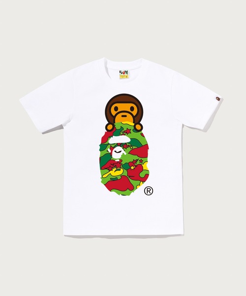 A BATHING APE（アベイシングエイプ） tシャツ 半袖 STA CAMO MILO ON