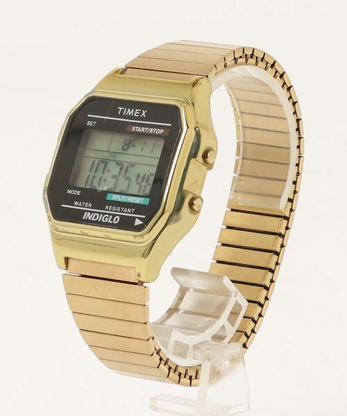 TIMEX（タイメックス） デジタル腕時計 - ゴールド メンズ : ZOZOTOWN