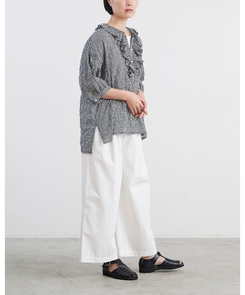 HEAVENLY（ヘブンリー） ブラウス シャツ 「 」 Check Shirring 