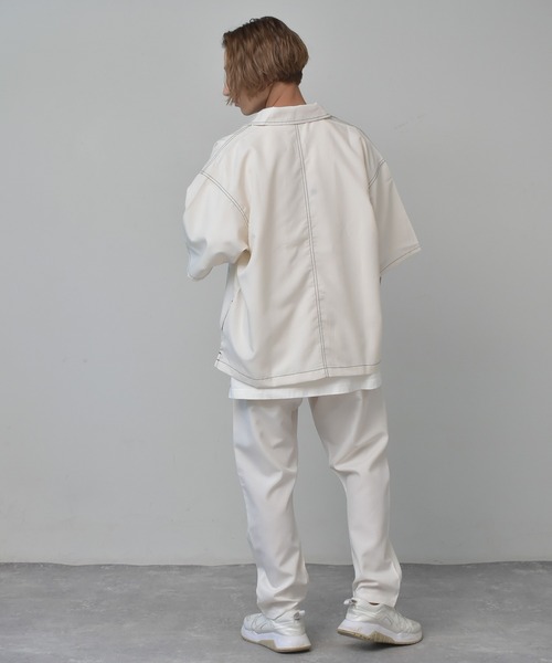 Starting Over パンツ ポリトロワイドタックパンツ セットアップ