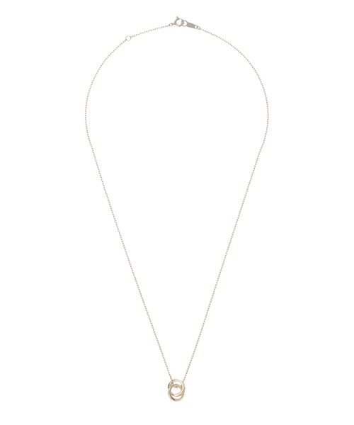 ネックレス 「生産終了モデル」“Petite Modern”プチネックレス（ダブルリング）/K10ゴールド「LION HEART / ライオンハート」の画像