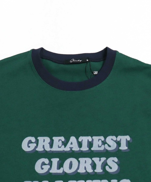SHISKY（シスキー） tシャツ フロッキープリント長袖Tシャツ メンズ