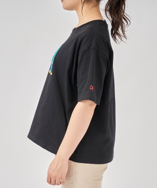 Disney tシャツ 「OP:オーピー」レディース半袖Tシャツ ミッキー