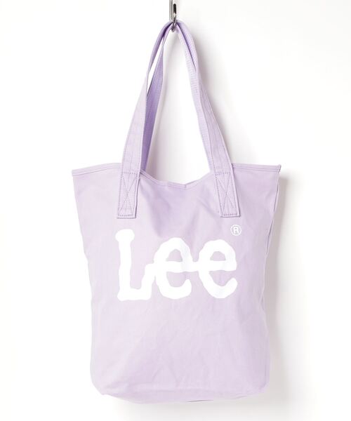Lee トートバッグ Lee/リー キャンバスロゴ入り縦型トート