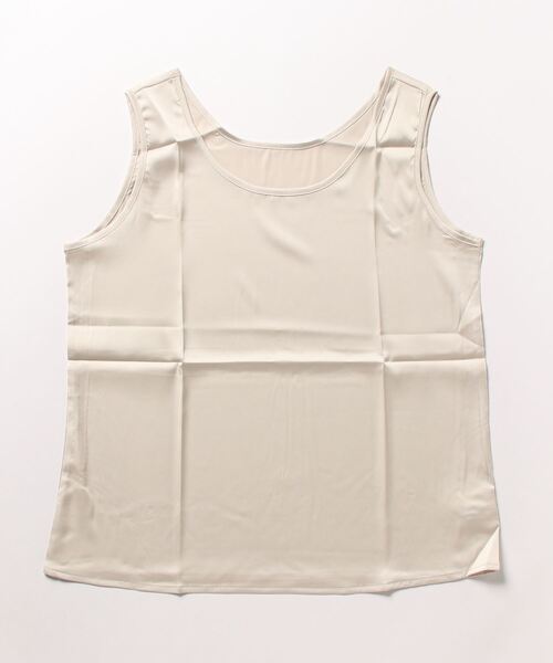 BLANC FICELLE タンクトップ ノースリーブ エレガンス タンクトップ