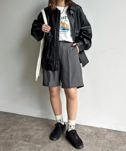 CPCM パンツ レディース ワンタックハーフパンツ : ZOZOTOWN Yahoo!店