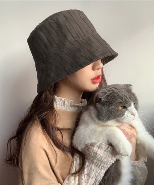 miniministore 帽子 ハット 両面着 バケットハット レディース
