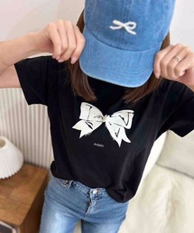 Myu（ミュー） tシャツ リボンプリントTシャツ レディース : ZOZOTOWN 