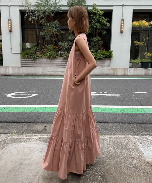 大人女性の and Audrey John ティアードロングワンピース ワンピース Wad ワンピース