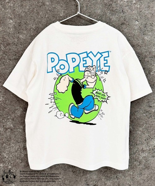 tシャツ Tシャツ キッズ POPEYE　ポパイ　オーバーサイズ　半袖Tシャツ｜zozo｜11