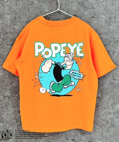 tシャツ Tシャツ キッズ POPEYE　ポパイ　オーバーサイズ　半袖Tシャツ｜zozo｜25