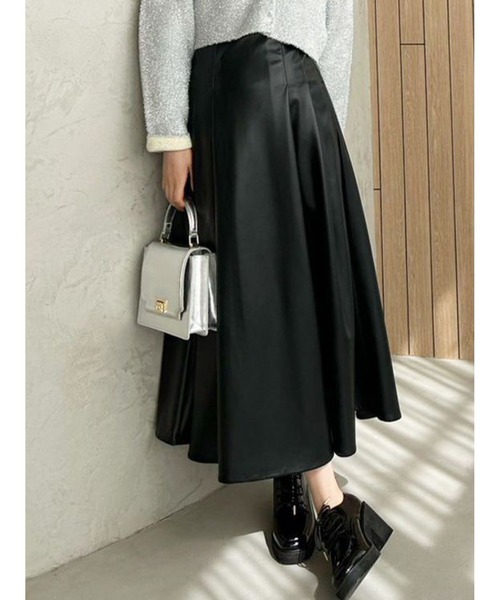 【新品未使用】セオリーリュクス　21AW フェイクレザースカート　上品（1450 Chelsea Faux Leather Leslie | Theory luxe[セオリーリュクス]公式