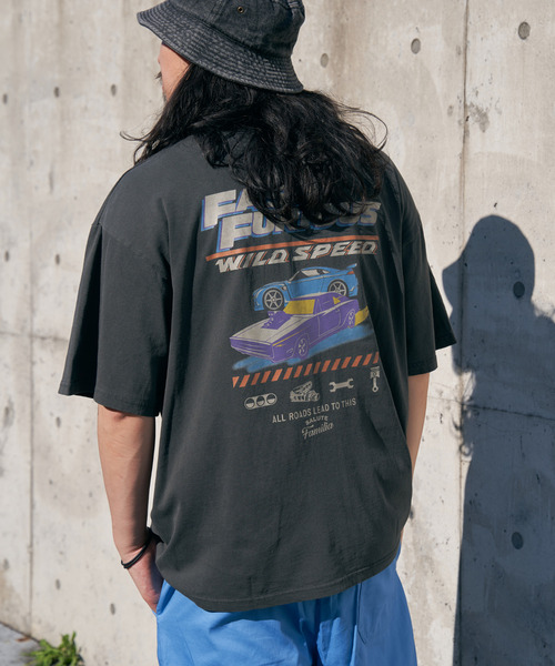 VENCE EXCHANGE tシャツ ワイルドスピードピグメントTシャツ メンズ