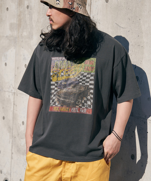VENCE EXCHANGE tシャツ ワイルドスピードピグメントTシャツ メンズ
