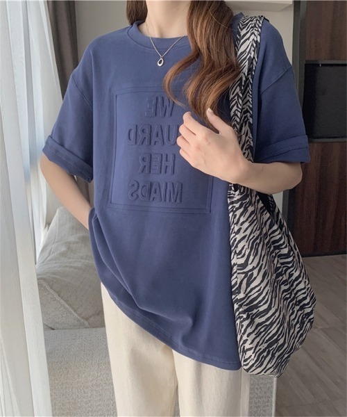 tシャツ エンボスロゴピグメントリブロンT レディース tシャツ Tシャツ エンボスロゴ レディース : ZOZOTOWN Yahoo!店