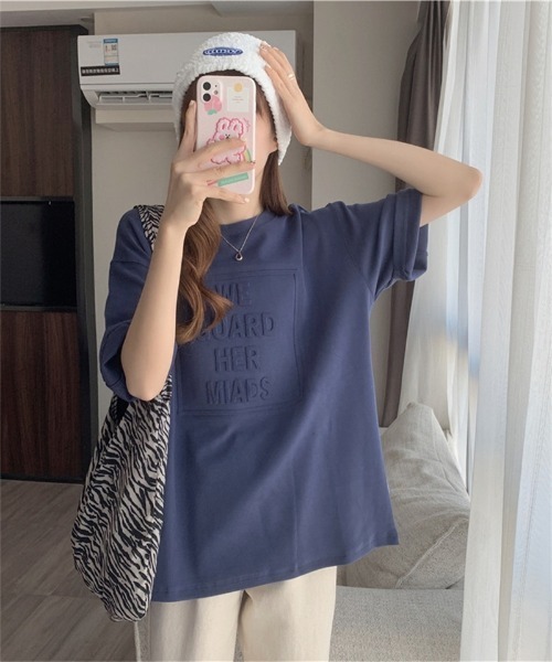 tシャツ Tシャツ エンボスロゴ レディース : ZOZOTOWN Yahoo!店