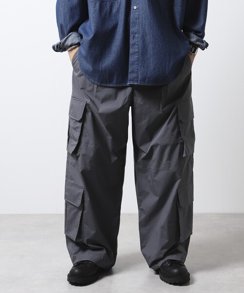 elephant TRIBAL fabrics / CutOff Quilting Cargo Pants エレファント 