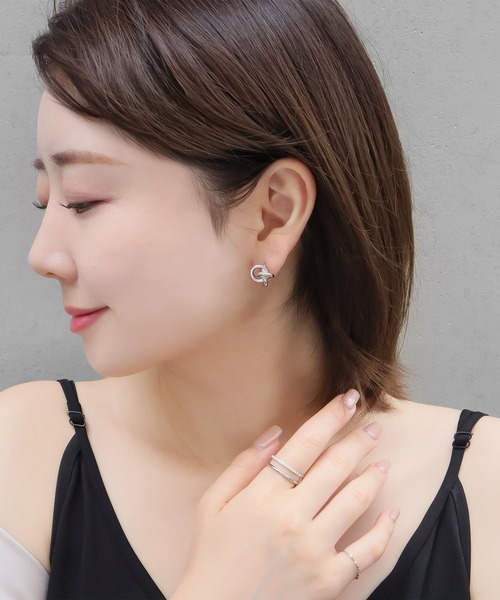 blackdia ocean（ブラックダイヤオーシャン） ピアス トリニティピアス